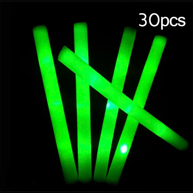 Palos Luminosos LED Fiesta Pack 15-30 - RGB Colores Eventos