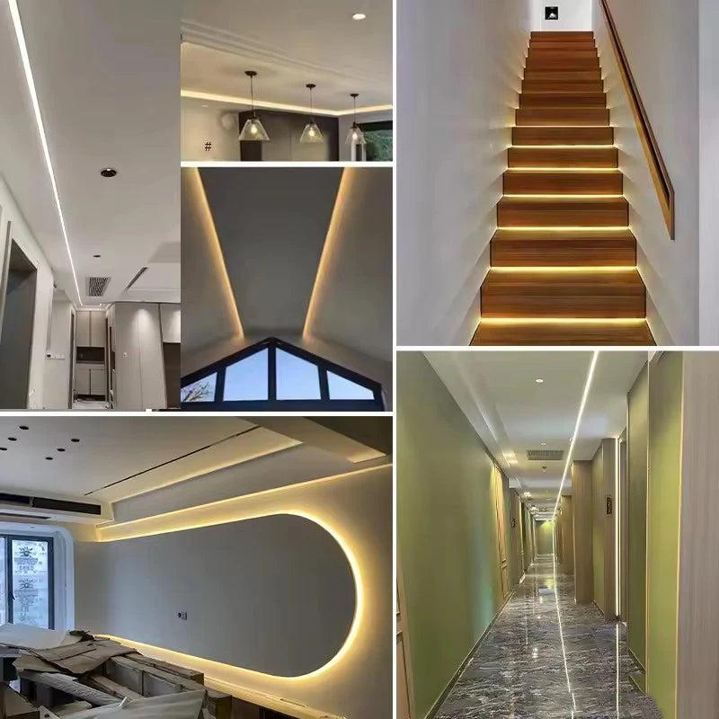 Tira LED COB 220V con Enchufe - Luz Continua Flexible