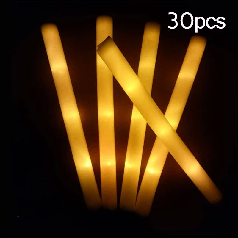 Palos Luminosos LED Fiesta Pack 15-30 - RGB Colores Eventos