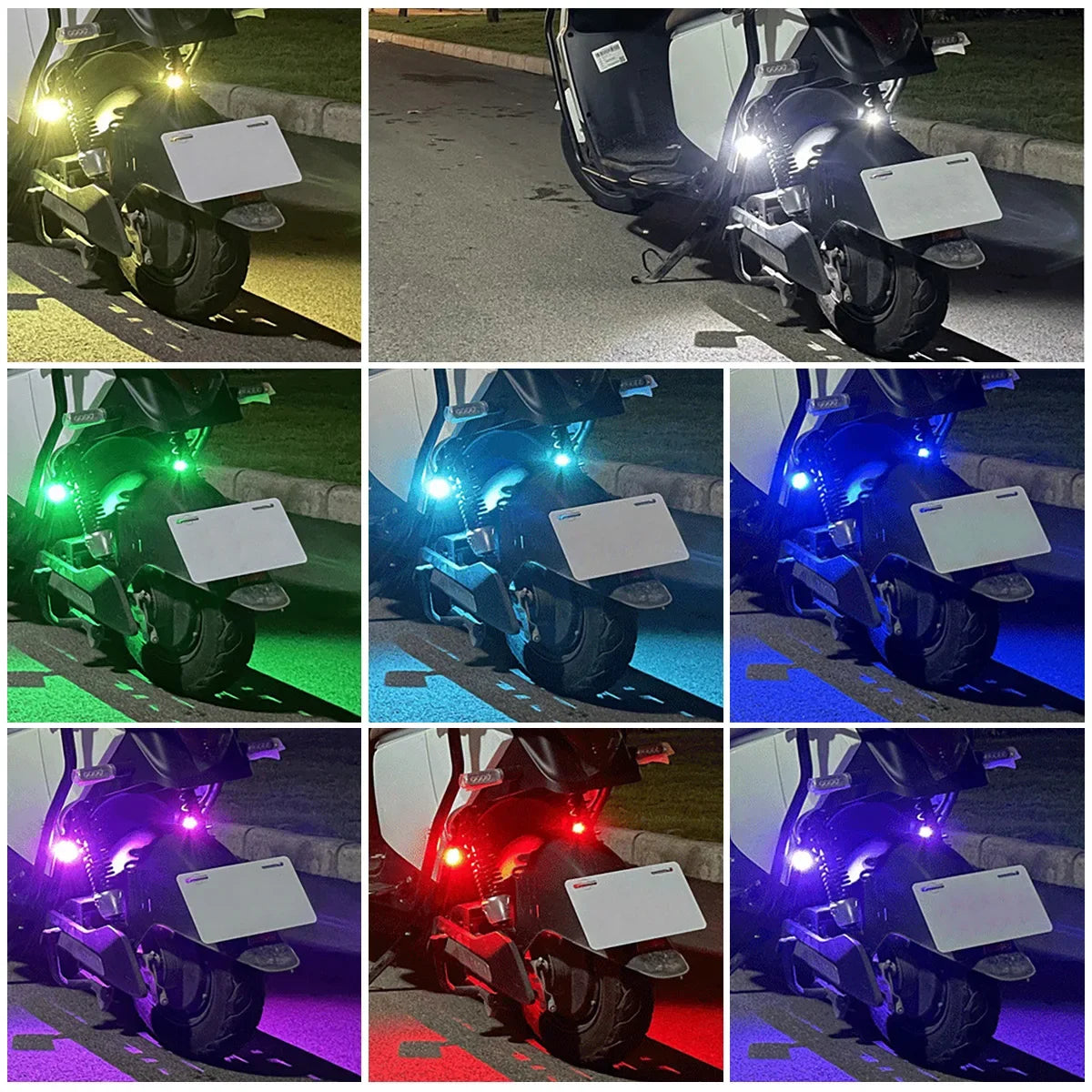 Luz Estroboscopica LED RGB - Advertencia Drones Motos