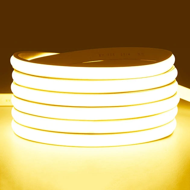Tira LED COB 220V con Enchufe - Luz Continua Flexible