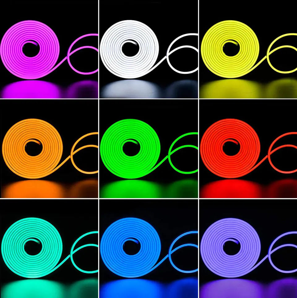 Tira LED Neon 220V RGB 1-100m - Exterior IP67 WiFi Tuya
