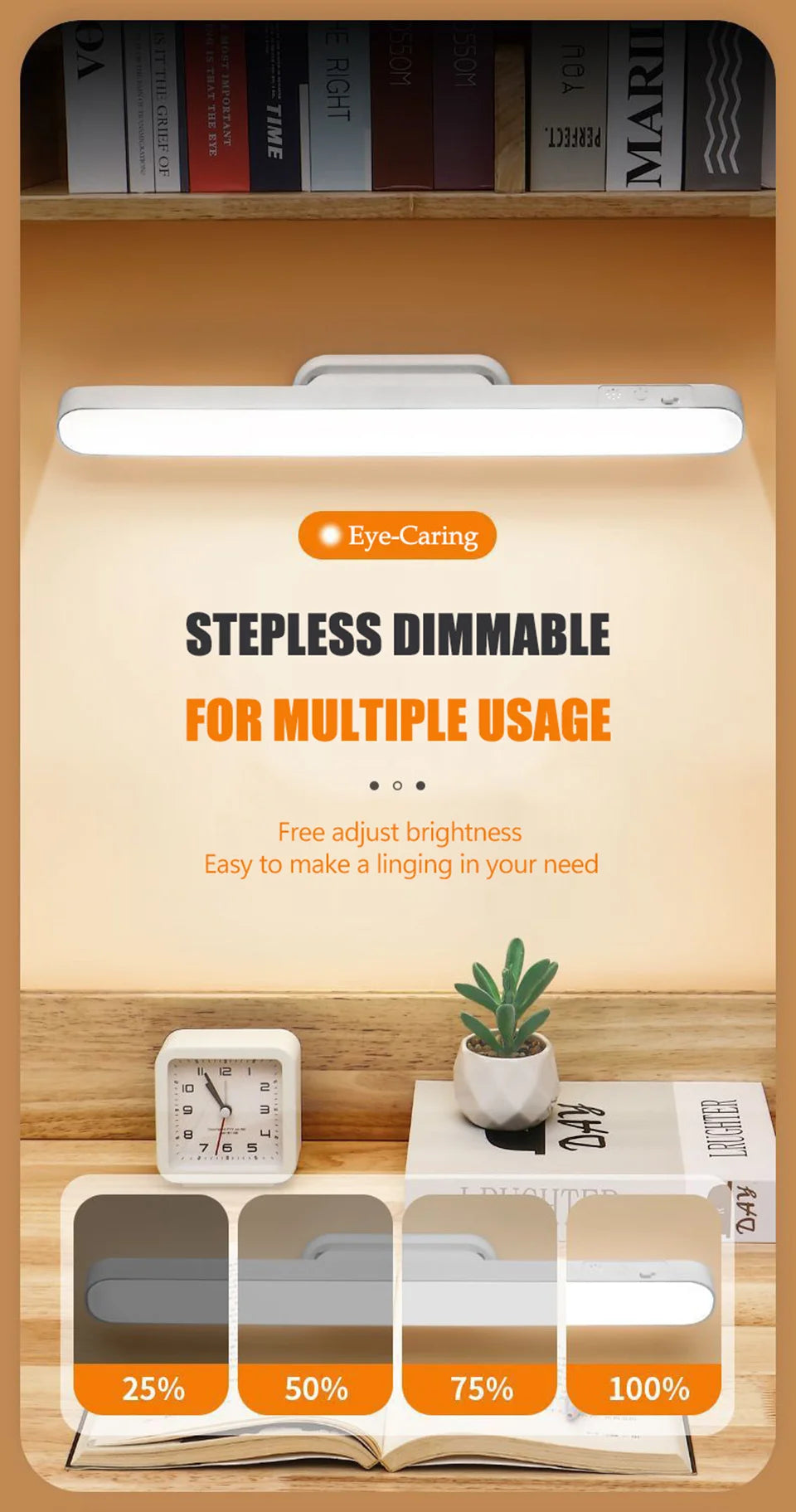 Lampara LED Magnetica Recargable USB - Colgante Armario 3 Colores