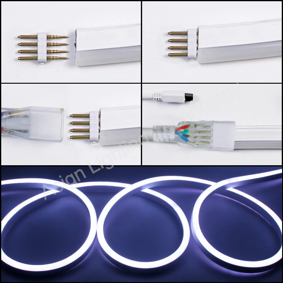 Tira LED Neon 220V RGB 1-100m - Exterior IP67 WiFi Tuya