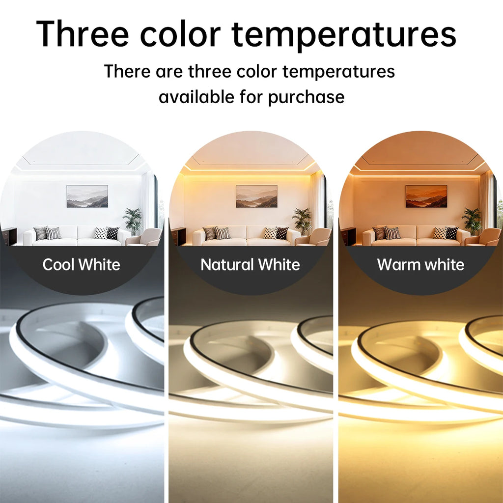 Tira LED COB 24V Tuya Smart - 280 LEDs/m Neon Alexa Google