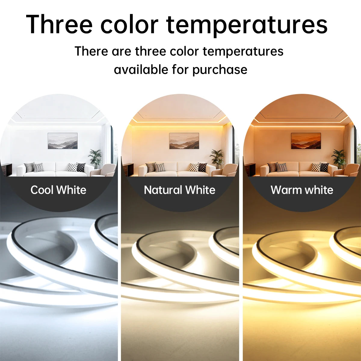 Tira LED COB 24V Tuya Smart - 280 LEDs/m Neon Alexa Google