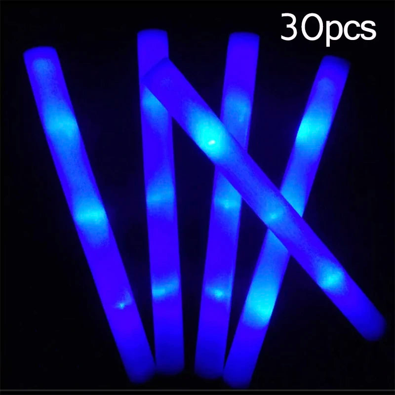Palos Luminosos LED Fiesta Pack 15-30 - RGB Colores Eventos