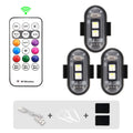 Luz Estroboscopica LED RGB - Advertencia Drones Motos