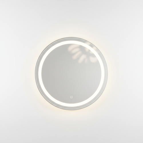 Espejo LED redondo frontal