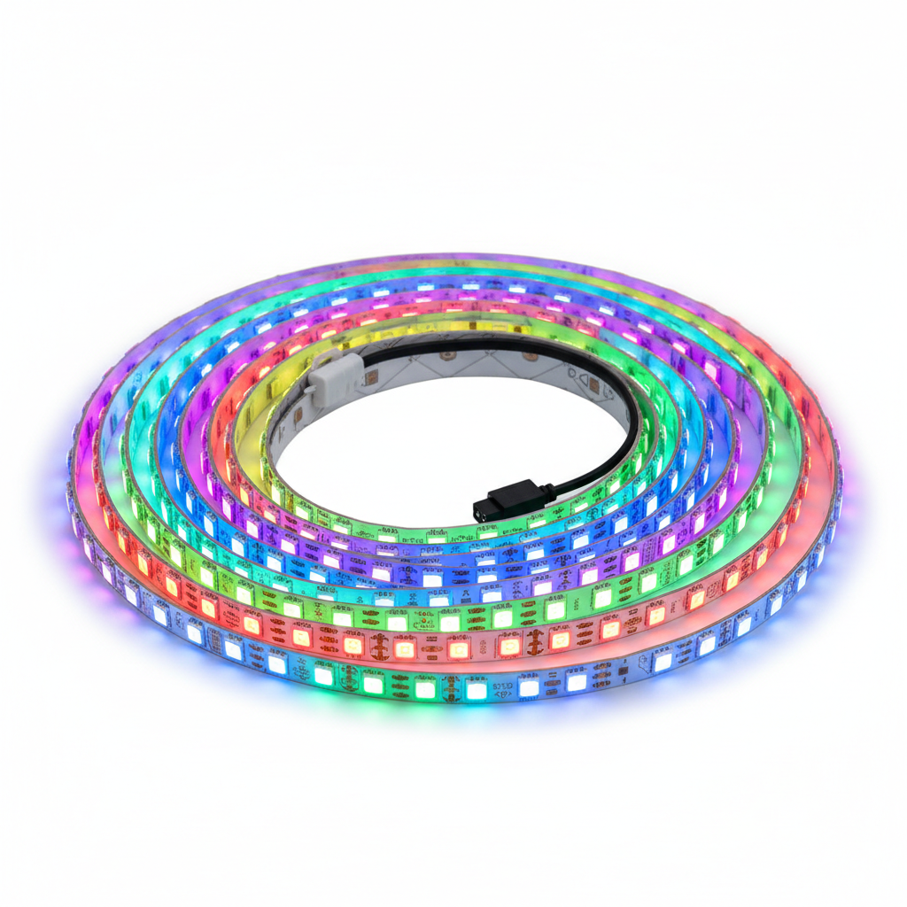 Tira LED RGB 20m detalle