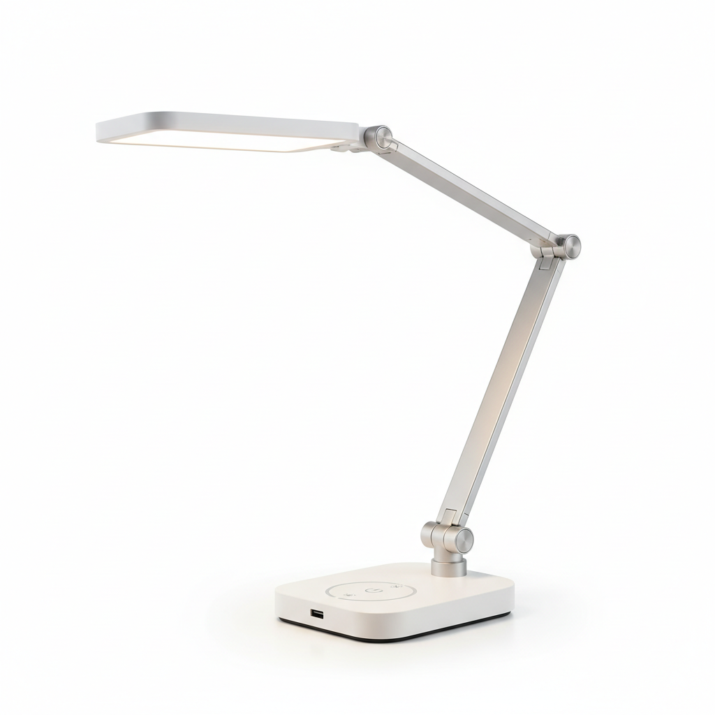 Lámpara de escritorio LED táctil con puerto USB recargable