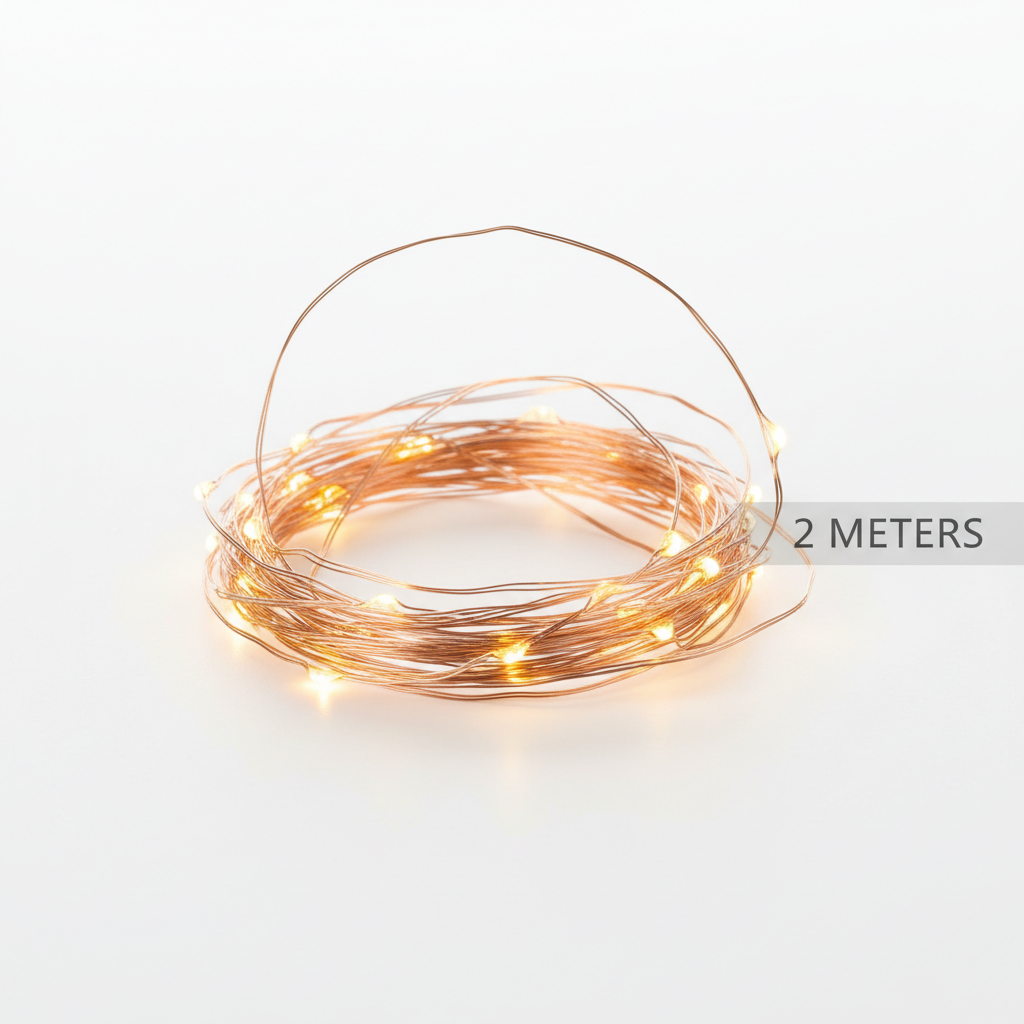 Luces cable cobre LED