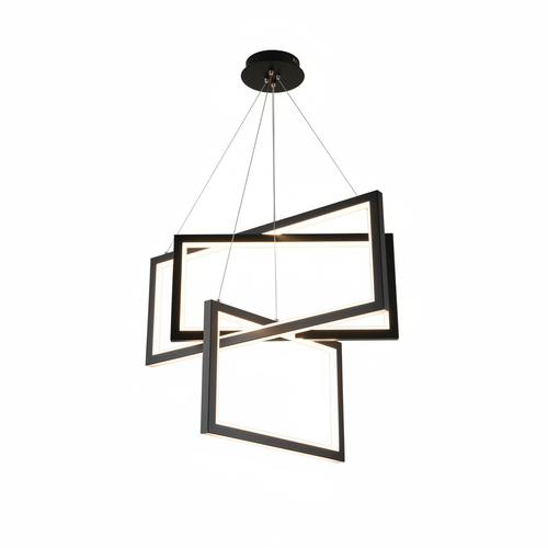 Arana LED minimalista angulo