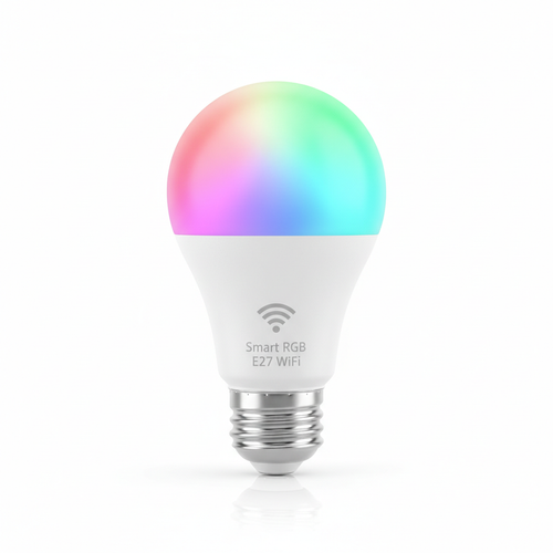 Bombilla smart E27 RGB frontal