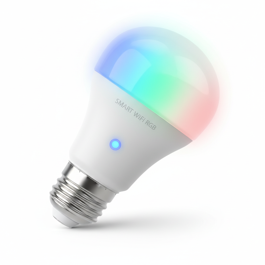 Bombilla smart E27 lateral