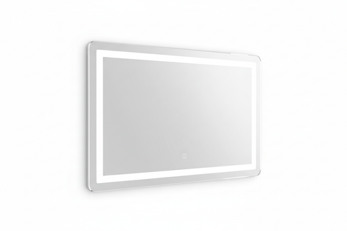 Espejo LED bano rectangular 80x60cm antivaho