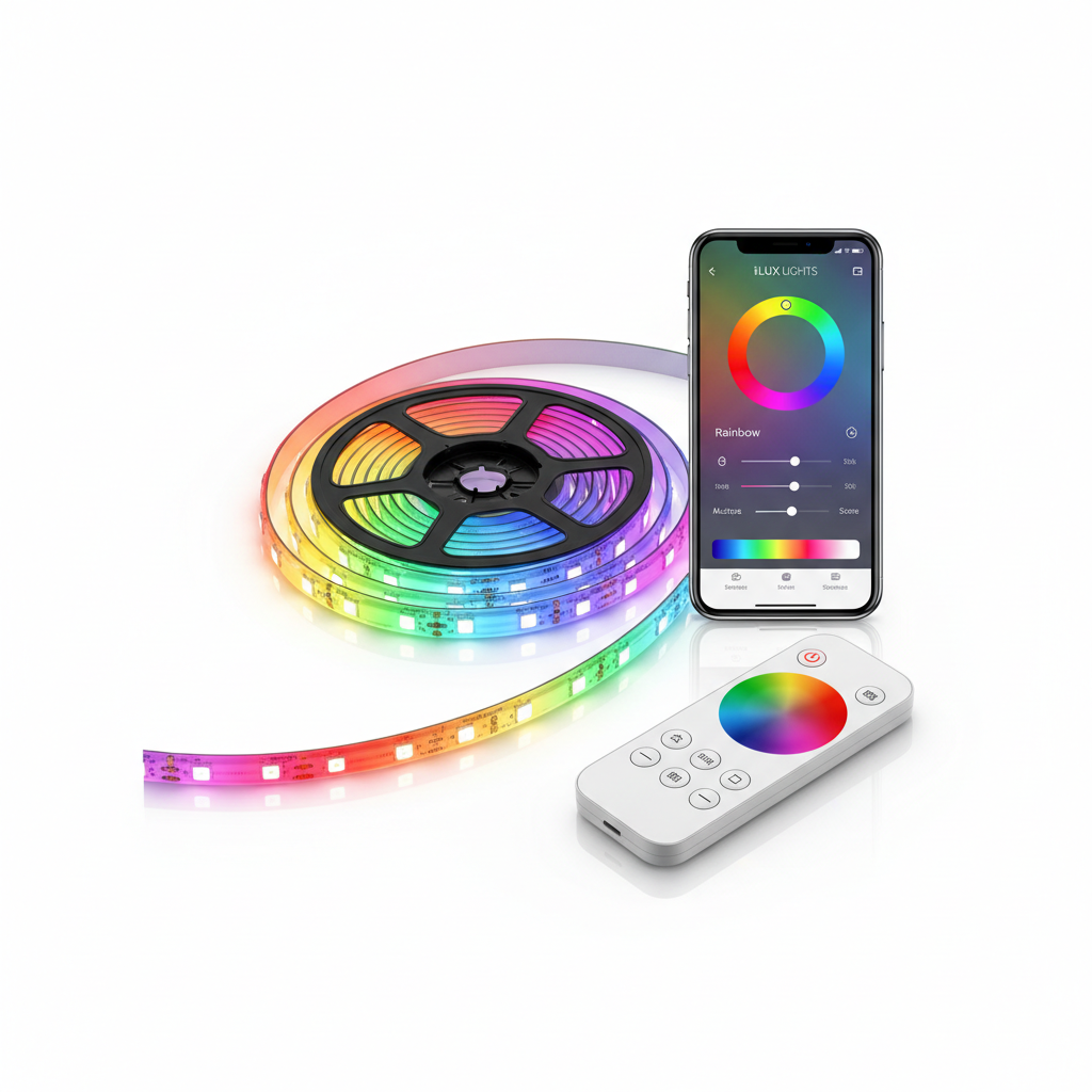 Tira LED RGB con control por app movil